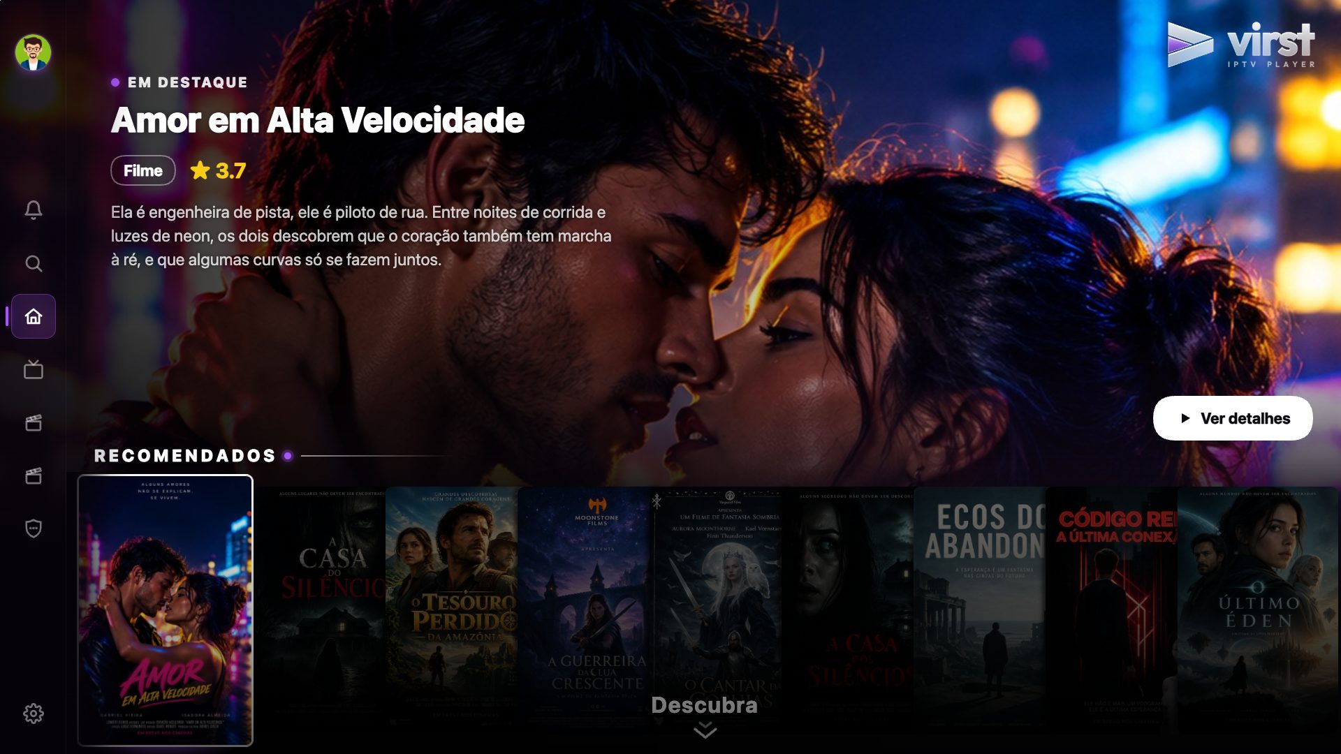 Vitrine de filmes na TV